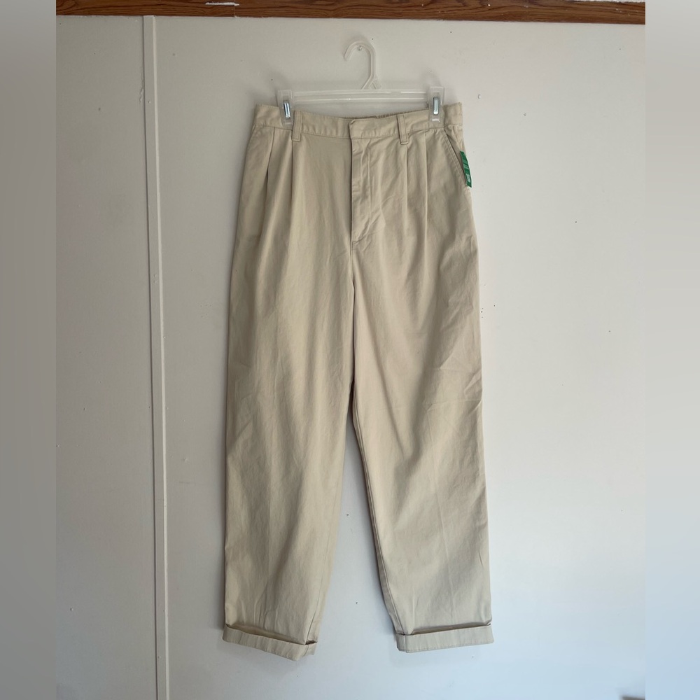 Gap Pleated Khaki Pants NWT Office Business Casual Grannycore Teacher